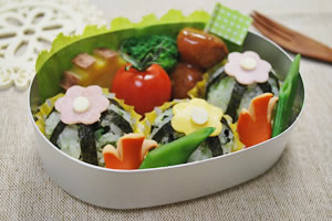 第77回sattyomuのお花畑のお弁当