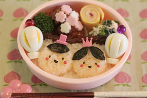 ぷっくりひな祭りのお弁当